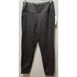 Soul + Sky Stitch Fix Leggings Women  Size M Coffee Color  W/Side Pocket